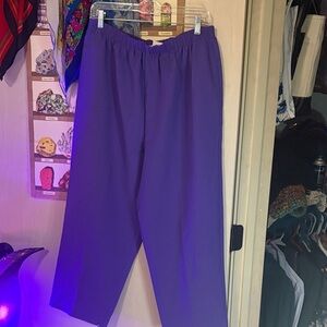 Bon Worth Purple Women's Pants